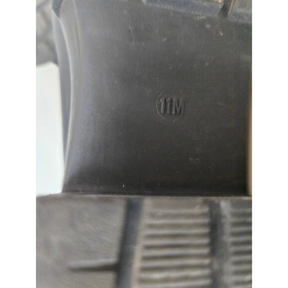 Cushionaire Chunky Black Lug Sole Loafers Womens 11 Platform Memory Foam Y2K - Picture 4 of 10